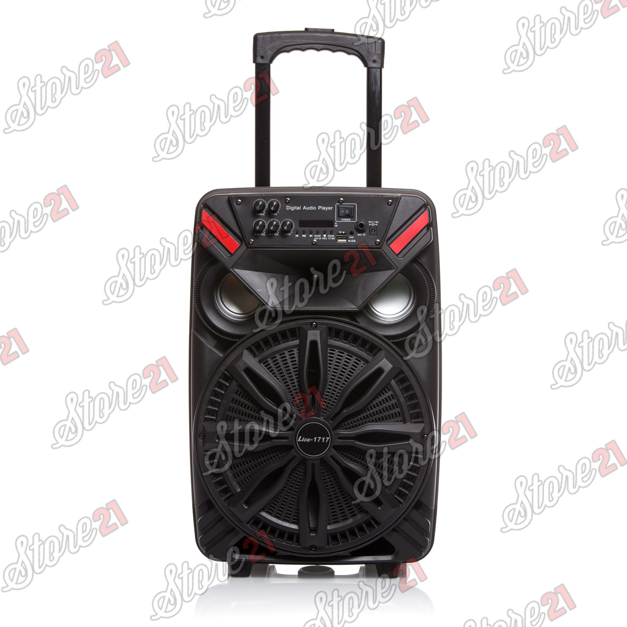 Boxa Troler Smart bass , 300W, 12 inch , Microfoan , USB, Radio, Bluetooth,Card